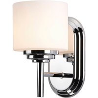 Malibu - 1 Licht Badezimmer Wandleuchte Chrom poliert IP44, G9 - Elstead von ELSTEAD