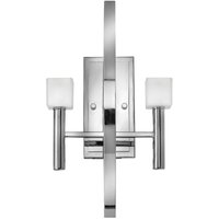 Mondo Hinkley Fredrick Ramond 2 Light Wandleuchte Chrom poliert von ELSTEAD