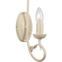 Olivia - 1 Licht Innenkerze Wandleuchte Gold, Elfenbein, E14 - Elstead Olivia - 1 Licht Innenkerze Wandleuchte Gold, Elfenbein, E14 - Elstead von ELSTEAD