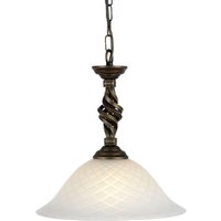 Pendellampe ANOUK Ø34cm Antik Gold kürzbar Lampe von ELSTEAD