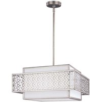 Pendellampe Deckenleuchte Hängelampe Stahl Leinen d 50,2 cm Esszimmerlampe von ELSTEAD