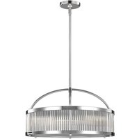 Pendellampe Hängelampe Deckenleuchte Stahl Chrom Wohnzimmerlampe b 29,5 cm von ELSTEAD