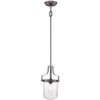 Pendelleuchte Deckenlampe Hängeleuchte Bronze d 25,4 cm Esszimmerleuchte von ELSTEAD