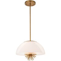 Pendelleuchte Glas Metall D: 45,7 cm rund 3x E14 verstellbar Pendelleuchte Glas Metall D: 45,7 cm rund 3x E14 verstellbar von ELSTEAD