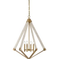 Pendelleuchte MADEA Messing Ø61cm kürzbar Lampe von ELSTEAD