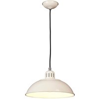 Pendelleuchte SECRETER Creme Ø30cm Bauhaus Lampe Pendelleuchte SECRETER Creme Ø30cm Bauhaus Lampe von ELSTEAD