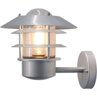 Robuste Wandleuchte RIVER in Silber Maritim IP44 von ELSTEAD
