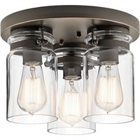 Runde Deckenleuchte Wohnzimmer Ø28cm Industrie Design von ELSTEAD