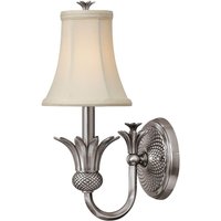 Rustikale Wandlampe ANABELL 8 Nickel Creme Lampe von ELSTEAD