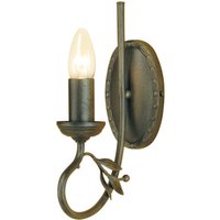 Rustikale Wandleuchte GOTICA 6 Schwarz Gold Lampe Rustikale Wandleuchte GOTICA 6 Schwarz Gold Lampe von ELSTEAD
