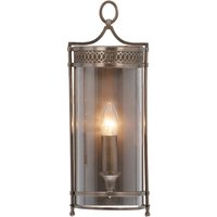Rustikale Wandleuchte KUPOLA Bronze Design Lampe von ELSTEAD