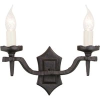 Schmiedeeisen Wandleuchter CAMELOT 5 Schwarz Lampe Schmiedeeisen Wandleuchter CAMELOT 5 Schwarz Lampe von ELSTEAD