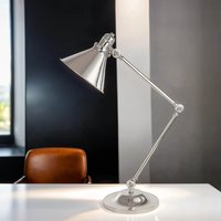 Schreibtischlampe ISMENE Nickel 66cm Tisch Leuchte Schreibtischlampe ISMENE Nickel 66cm Tisch Leuchte