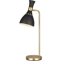 Schreibtischleuchte Metall 63,5cm Schwarz Messing Retro Schreibtischleuchte Metall 63,5cm Schwarz Messing Retro von ELSTEAD