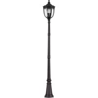 Schwarze Mastleuchte EDMUND 243cm hoch Rustikal Schwarze Mastleuchte EDMUND 243cm hoch Rustikal von ELSTEAD