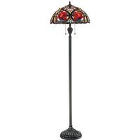 Stehlampe FARFALLA 8 Buntglas 158cm Tiffany Lampe Stehlampe FARFALLA 8 Buntglas 158cm Tiffany Lampe von ELSTEAD