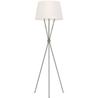 Stehleuchte Dreibein 140 cm klein Metall Stoff Modern von ELSTEAD