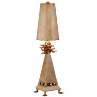Tischlampe DONALDO Creme H:81cm Wohnzimmer Lampe von ELSTEAD
