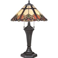 Tischlampe Tiffany Stil Zugschalter 60cm hoch ETERNO 2 Tischlampe Tiffany Stil Zugschalter 60cm hoch ETERNO 2 von ELSTEAD