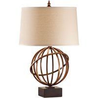 Tischleuchte FREYJA Bronze Antik H:58cm Lampe von ELSTEAD