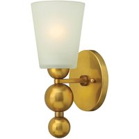 Vintage Wandleuchte ROMINA in Messing B:14cm Lampe von ELSTEAD