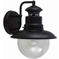 Wandlampe Außen Schwarz IP44 Aluminium Haus Hof E27 von ELSTEAD