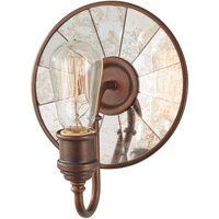 Wandlampe LANA Bronze Antik Spiegel B:20cm Lampe von ELSTEAD