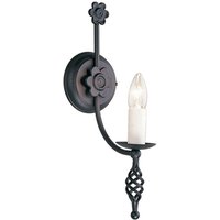Wandlampe Schwarz Rustikal elegant Flur CAMELOT von ELSTEAD