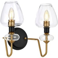 Wandlampe mit Schirm Metall Glas Klassisch MAIYA Wandlampe mit Schirm Metall Glas Klassisch MAIYA von ELSTEAD
