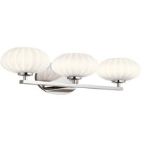 Wandleuchte Badezimmerleuchte Wandlampe led Chrom Dimmbar b 63,5 cm IP44 von ELSTEAD