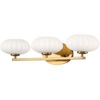 Wandleuchte Badezimmerleuchte Wandlampe led Gold Dimmbar b 63,5 cm IP44 Wandleuchte Badezimmerleuchte Wandlampe led Gold Dimmbar b 63,5 cm IP44 von ELSTEAD
