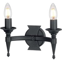 Wandleuchte CAMELOT 7 Schmiedeeisen Lampe Schwarz Wandleuchte CAMELOT 7 Schmiedeeisen Lampe Schwarz von ELSTEAD