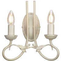 Wandleuchte GOTICA 6 Creme 2xE14 Design Lampe Wandleuchte GOTICA 6 Creme 2xE14 Design Lampe von ELSTEAD