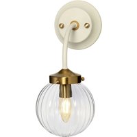 Wandleuchte Kugelschirm Glas Metall Vintage Design Wandleuchte Kugelschirm Glas Metall Vintage Design von ELSTEAD