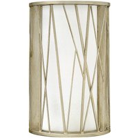 Wandleuchte RYAN Blattsilber B:23cm Design Lampe von ELSTEAD