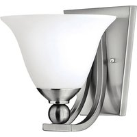Wandleuchte mit Schirm Weiß Nickel Flur Schlafzimmer Wandleuchte mit Schirm Weiß Nickel Flur Schlafzimmer von ELSTEAD
