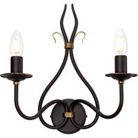 Wandleuchter CANDELA 15 B:17cm Rostbraun Lampe Wandleuchter CANDELA 15 B:17cm Rostbraun Lampe von ELSTEAD
