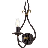 Wandleuchter CANDELA 15 Rostbraun B:17cm Lampe Wandleuchter CANDELA 15 Rostbraun B:17cm Lampe von ELSTEAD