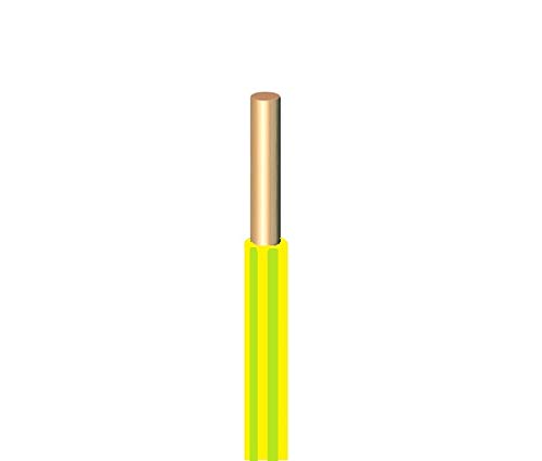 Meterware H07V-U 4mm² Erdungskabel Erdungsleitung Erdung Litze starr grün/gelb von ELTECPLAN