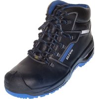 Elten - Sicherheitsschnürstiefel leonardo xxsg black-blue Mid esd S3 Arbeitsschuh, Größe: 37 von ELTEN