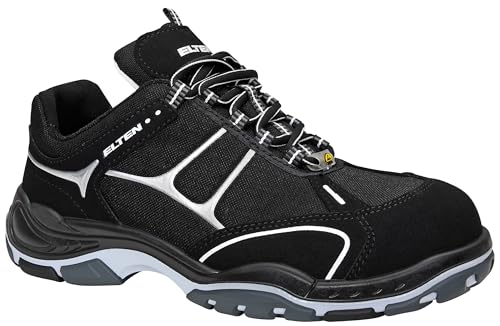 ELTEN Sicherheitsschuhe MOTION Low ESD S2, Damen und Herren, Textil, Kunststoffkappe (leichter als Stahlkappe), leicht, sportlich, Schwarz, Größe: 38 ELTEN Sicherheitsschuhe MOTION Low ESD S2, Damen und Herren, Textil, Kunststoffkappe (leichter als Stahlkappe), leicht, sportlich, Schwarz, Größe: 38 von ELTEN