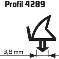 Elton - Ellen Renovierungsdichtung 4289 f. KF-Fenster u. -türen Silikon schwarz, l 25mtr von ELTON