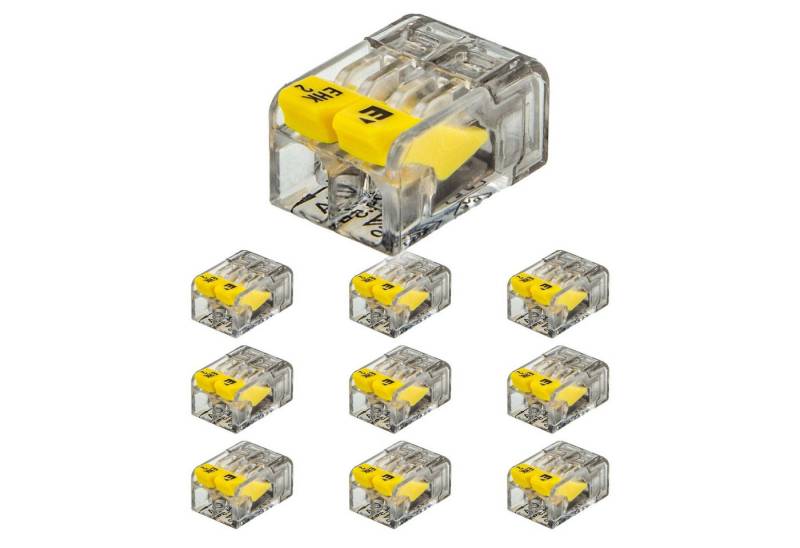 ELTROPA Klemmen Steckklemme (10 Stück) für 2 flexible & Massivleiter 0,2 bis 2,5 mm² von ELTROPA