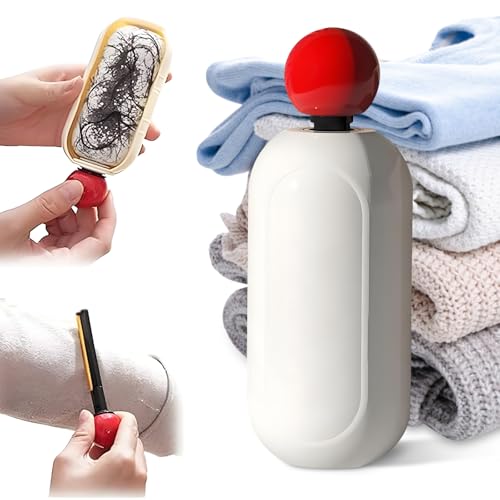 ELUBLU 2 In 1 Wiederverwendbare Fusselrollen, Waschbarer Tierhaarentferner Fusselrolle, Tragbarer Fusselrasierer, Kompakt Tragbar Fusselroller FüR Tierhaare Kleidung Sofas Haare Staub (Beige) von ELUBLU