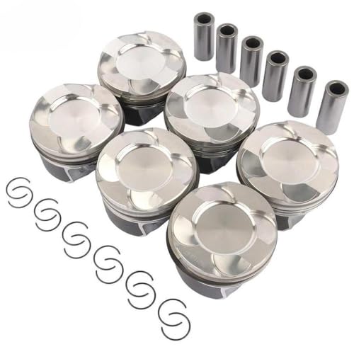 6PCS -Kolbenringe STD STD 84mm kompatibel mit F20 F21 F30 F10 X3 x5 x6 E82 E88 N55B30 N55B30A 3. 0L L6 2979CC Twinturbo Motor passt Teilszahl 11258619196 von ELUPNMF