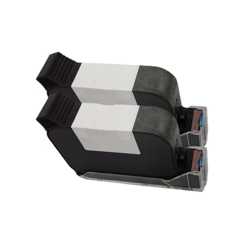 ELUPNMF DCODE IQ800 12,7 mm tragbarer Thermo-Tintenstrahldrucker, schnell trocknende Lösungsmittel-Tintenpatrone, kompatibler Online-Drucker, Schwarze Tinte(2PCS) von ELUPNMF