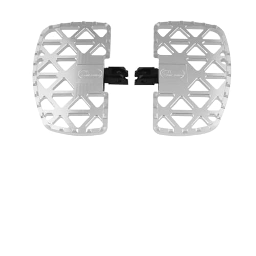 Motorradfußschuh den Pedalen Vorderfuß ruhen kompatibel mit Bonneville Bobber 2017-2025 Rocket 3R 20-25 Modelle(B-Silver) von ELUPNMF