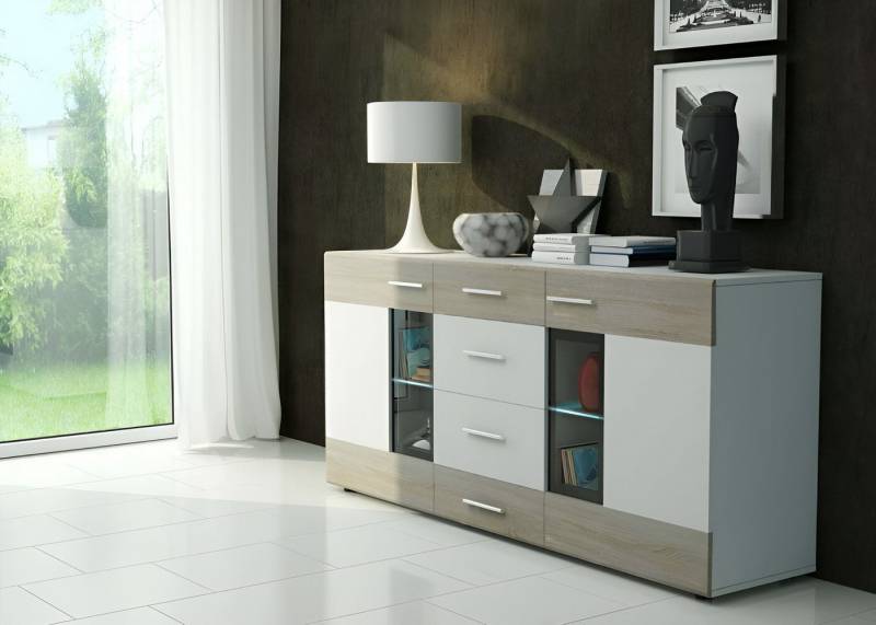 ELYFLAIR Kommode Elegantes Sideboad - Kommode mit hochwertiger Möbelplatte - 170cm von ELYFLAIR