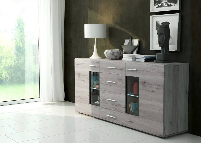 ELYFLAIR Kommode Elegantes Sideboad - Kommode mit hochwertiger Möbelplatte - 170cm von ELYFLAIR