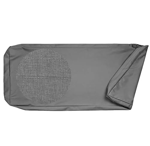 ELYSYSRL 5cm Dicke Sitzkissen Bank Bezug, Ersatzbezug für Sitzauflage, Leinen Bezug für Bankauflage Bankkissen, Gartenbank Auflage Outdoor Bezug, Waschbare Sitzauflage Kissenbezug(Grau,80x40x5cm) von ELYSYSRL